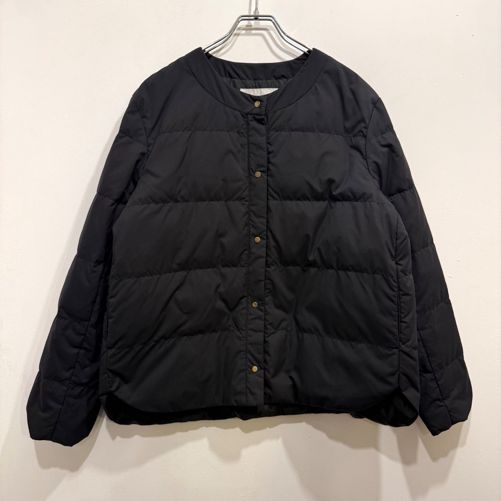 OPAQUE.CLIP ミュラーダウン 2wayノーカラージャケット ブラック 40 L 