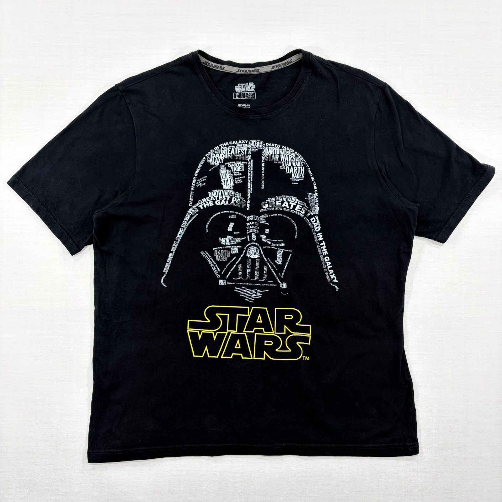 遊び心抜群】スターウォーズ ダースベイダー Tシャツ L 黒 