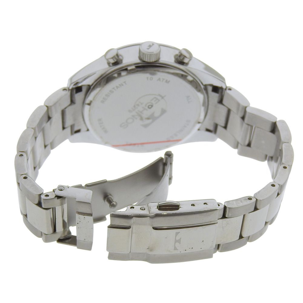 TECHNOS】テクノス T4279 ステンレススチール ブラック クオーツ