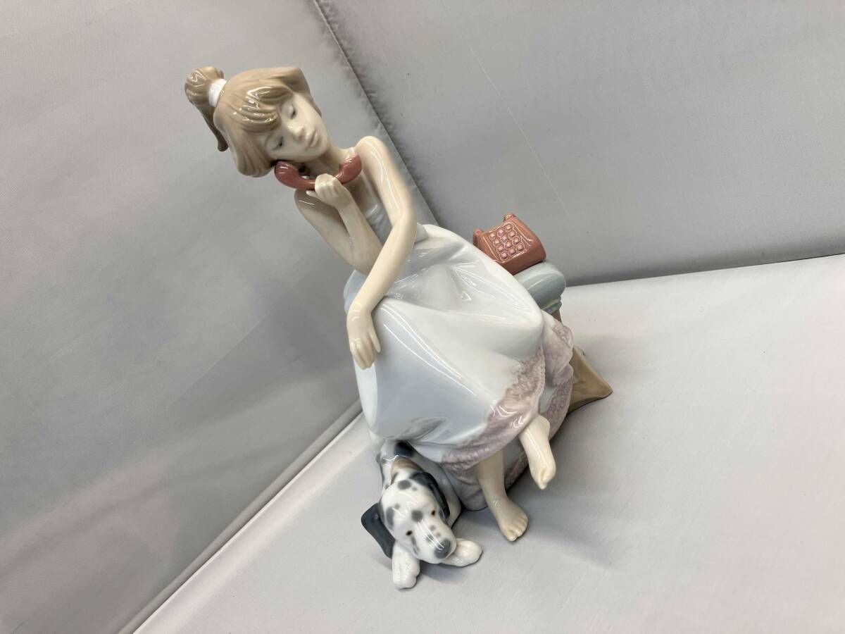 LLADRO #女の子 #陶器 #置物 リヤドロ 大事な電話 05466 箱無し - メルカリ