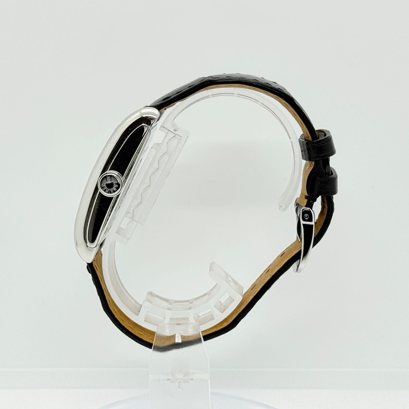  LONGINES ロンジン ドルチェヴィータ L5.757.4 SS ホワイト AT メンズ 腕時計 ダウンジャケット 自動巻き時計 腕時計(アナログ)