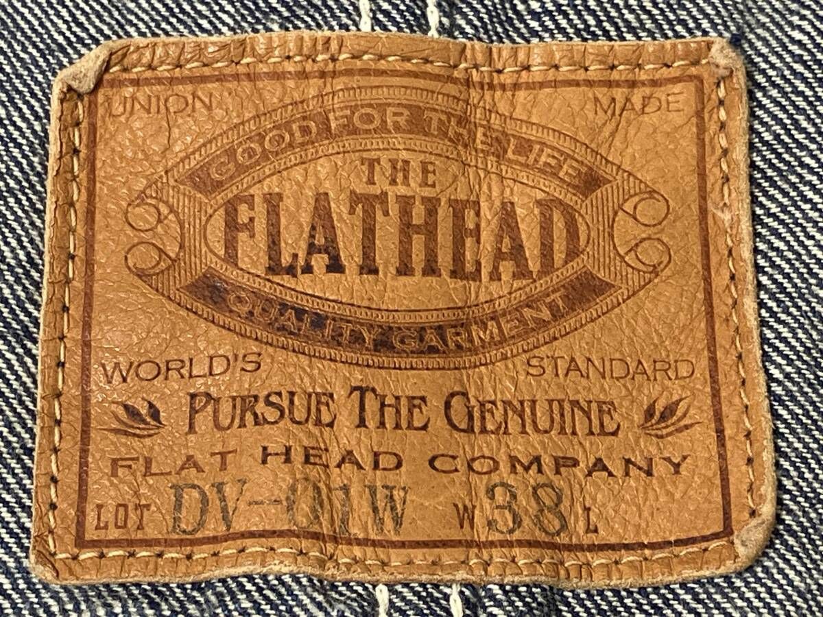 THE FLAT HEAD ザ フラットヘッド DV-01W WABASH DENIM VEST デニム 