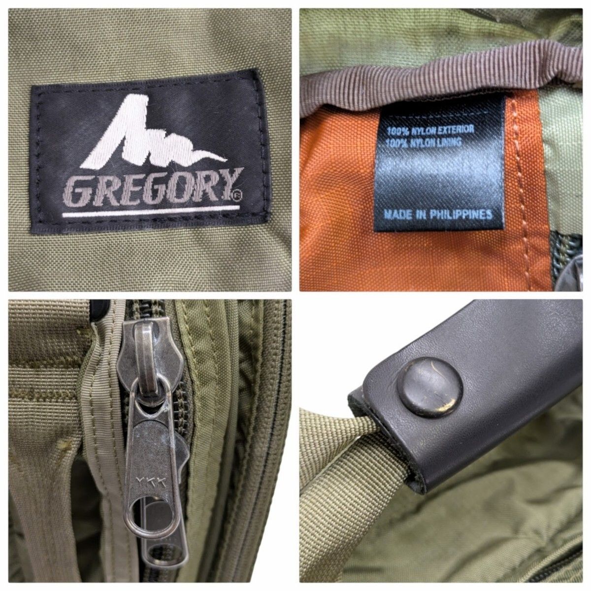 65 旧タグ OLD GREGORY オールド グレゴリー 3way リュック ショルダー 