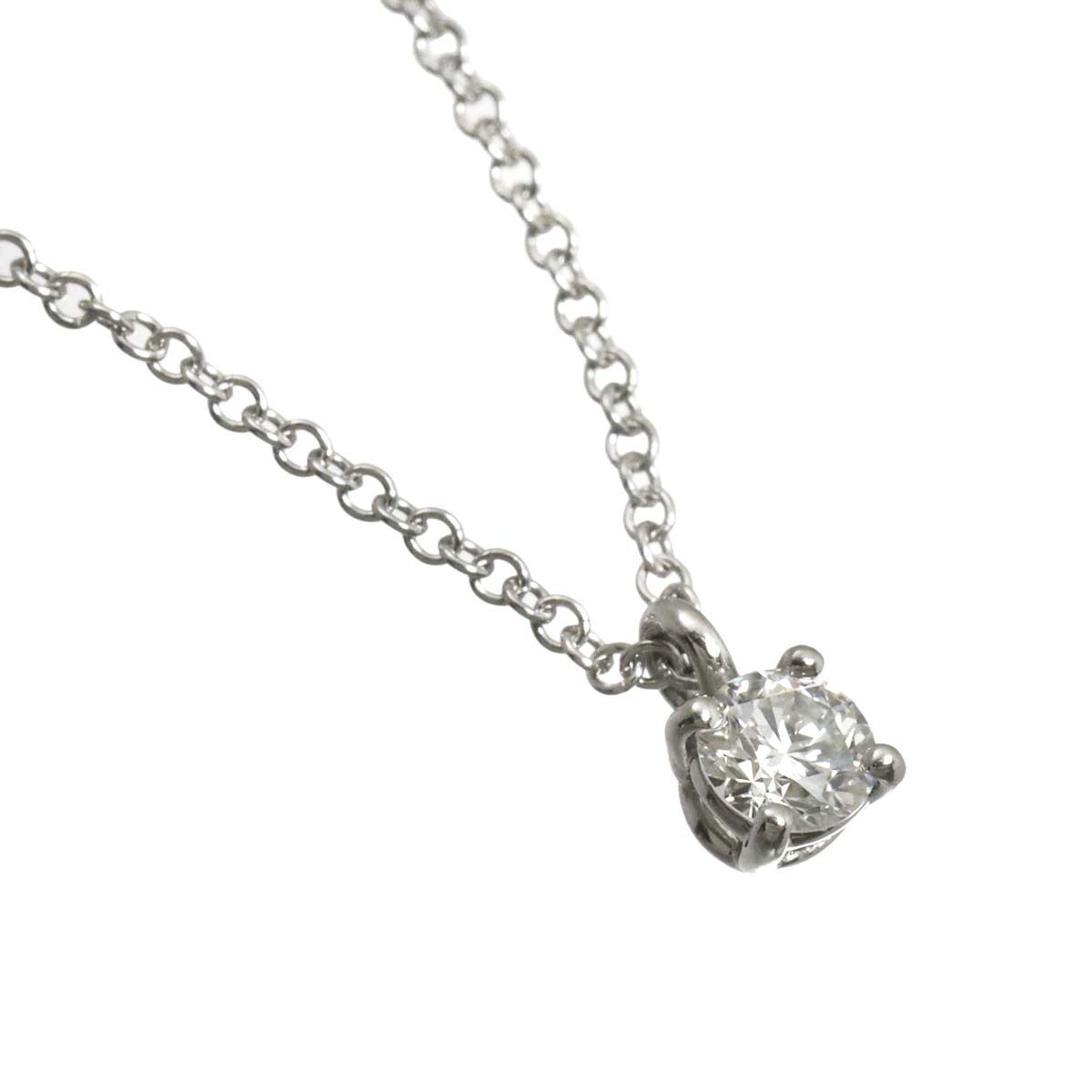 ティファニー TIFFANY&CO. ソリティア ダイヤ 0.18ct G/VS2/3EX 