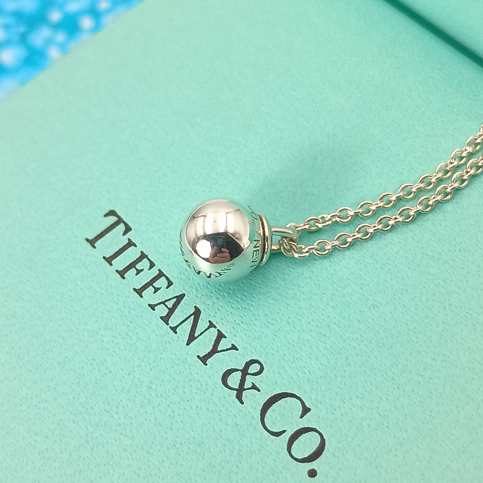 TIFFANY&Co. ティファニー ハードウェア ボール ネックレス レディース