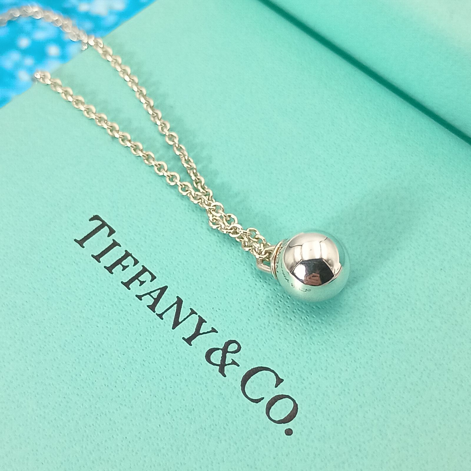 TIFFANY&Co. ティファニー ハードウェア ボール ネックレス レディース 
