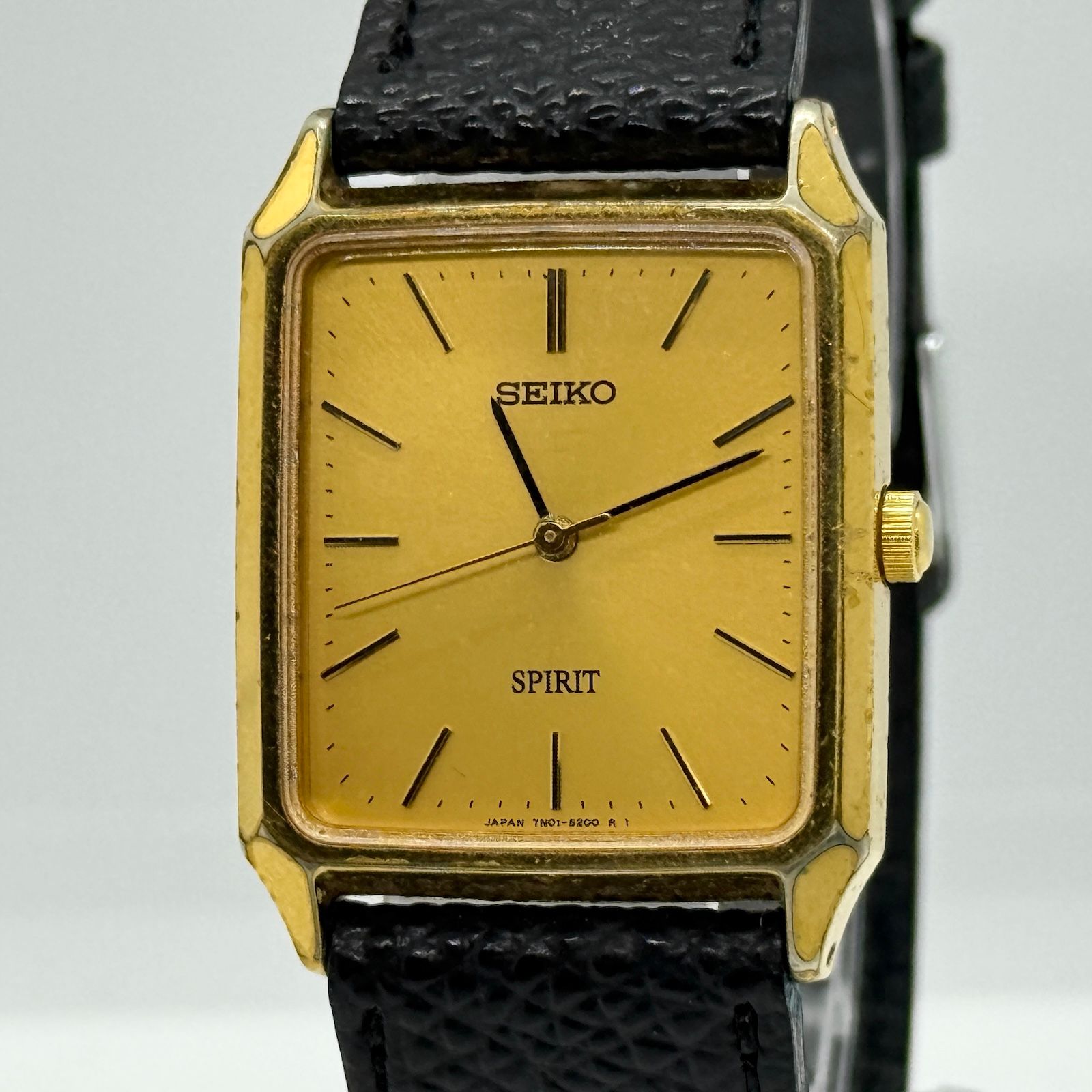 SEIKO セイコー スピリット 7N01-5180 ゴールド QZ メンズ 腕時計 