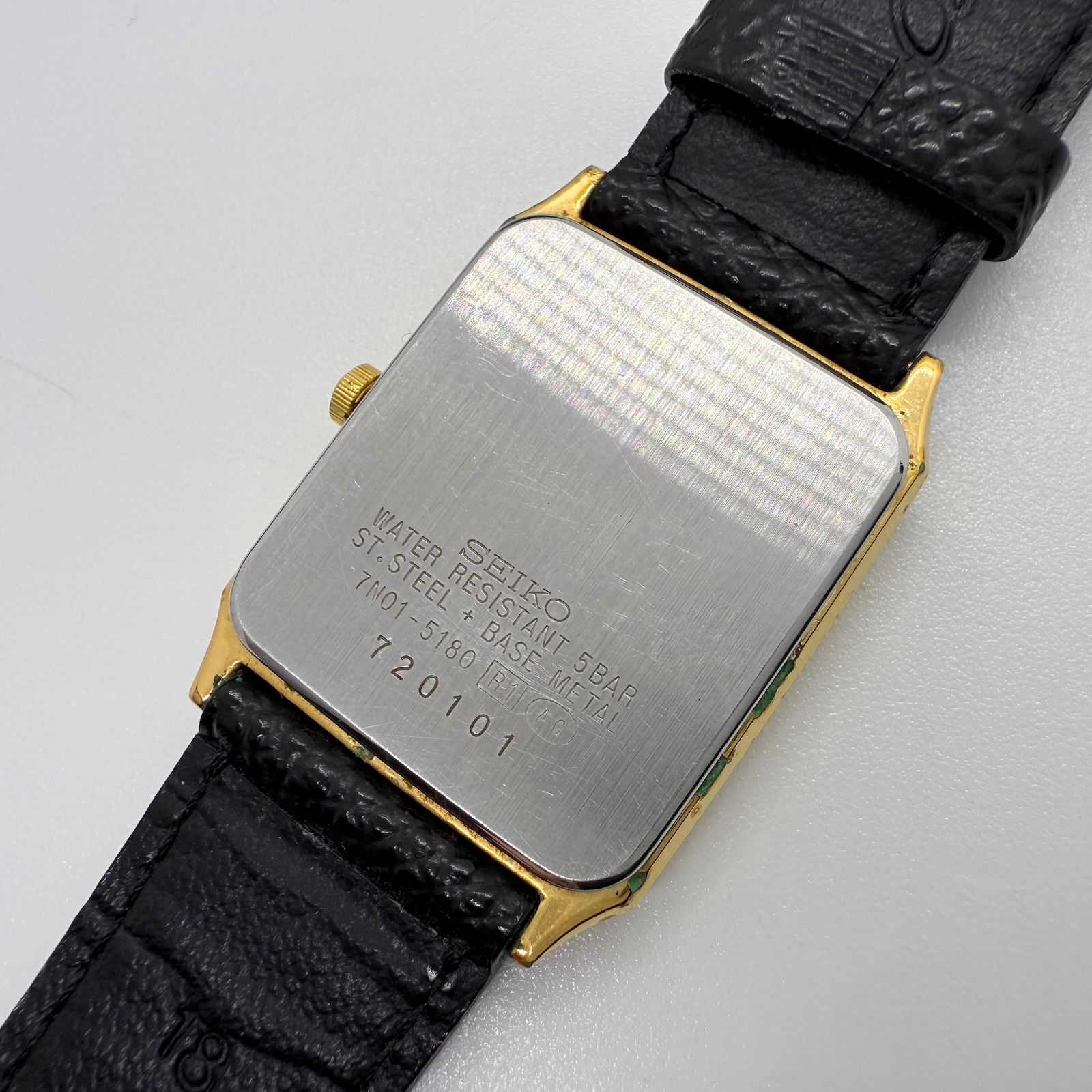 SEIKO セイコー スピリット 7N01-5180 ゴールド QZ メンズ 腕時計 