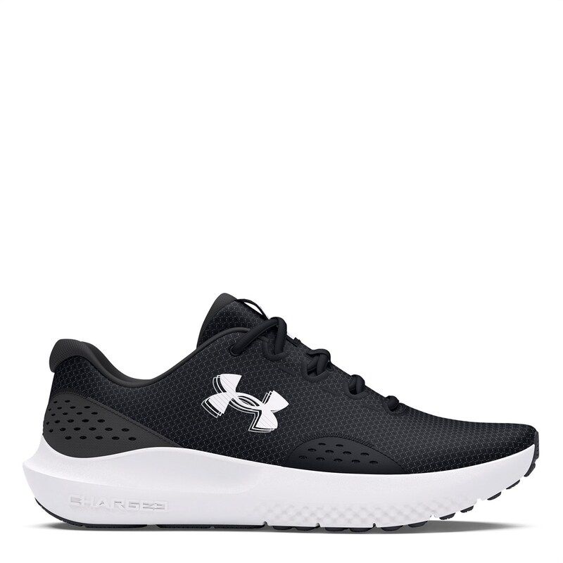 アンダーアーマー メンズ シューズ スニーカー Under Armour Charged Surge 4 BlackWhite ホワイト