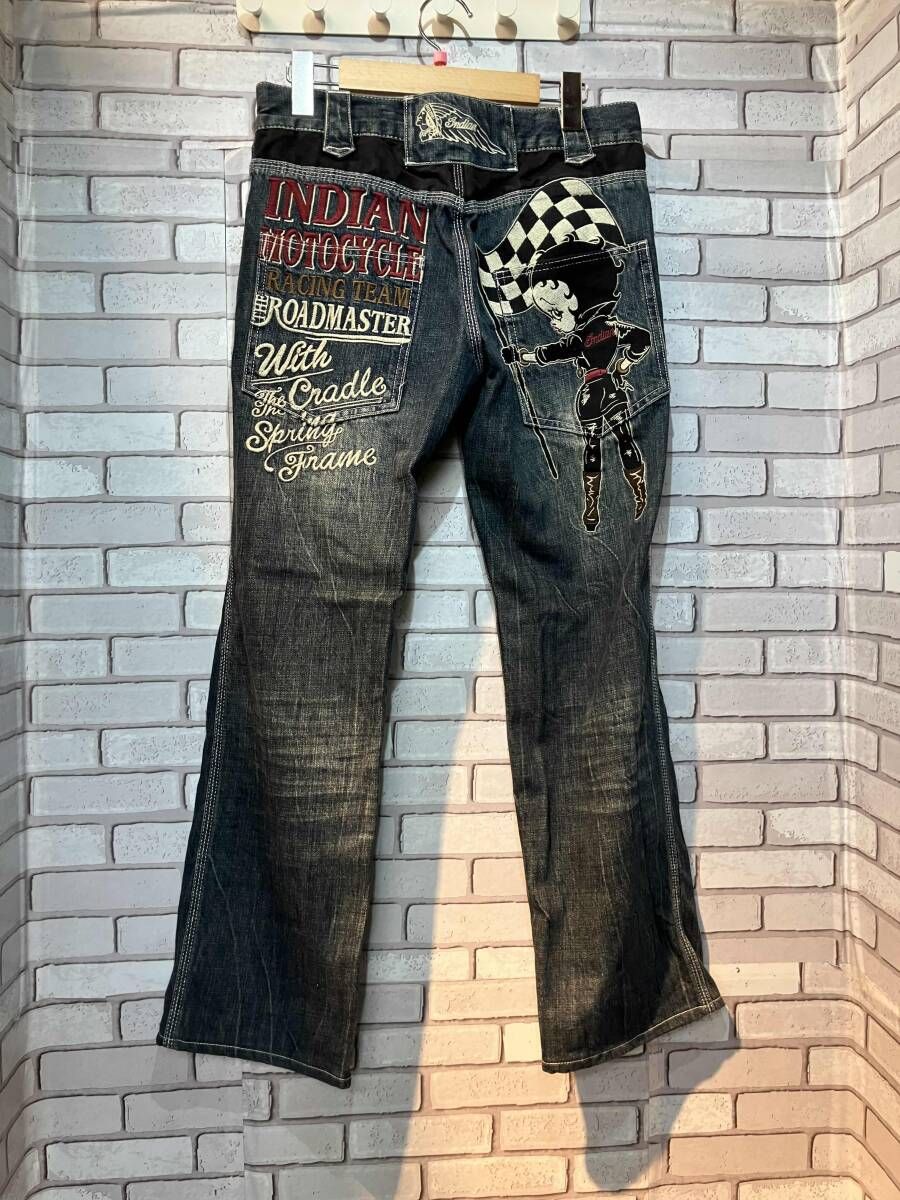 INDIAN motocycleインディアンモトサイクル ベティちゃん 刺繍 28