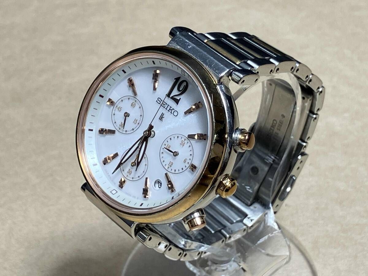 SEIKO セイコー ルキア V175-0DY0 ソーラー 腕時計 - メルカリ