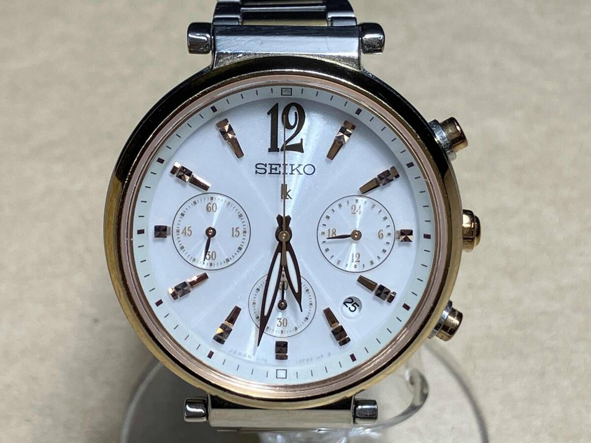 SEIKO セイコー ルキア V175-0DY0 ソーラー 腕時計 - メルカリ SEIKO セイコー ルキア V175-0DY0 ソーラー 腕時計 - メルカリ