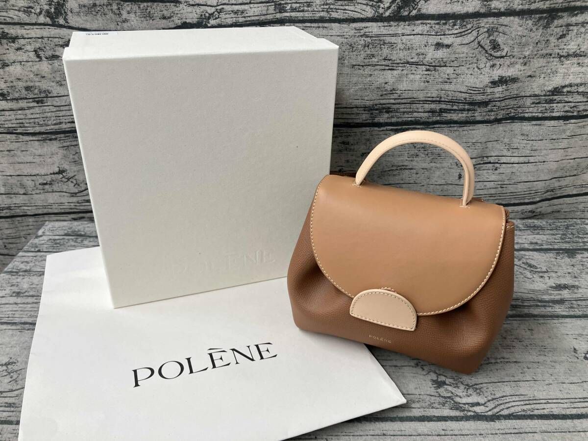 Polene Numéro Un Nano エディション トリオ ナノ キャメル ショルダー