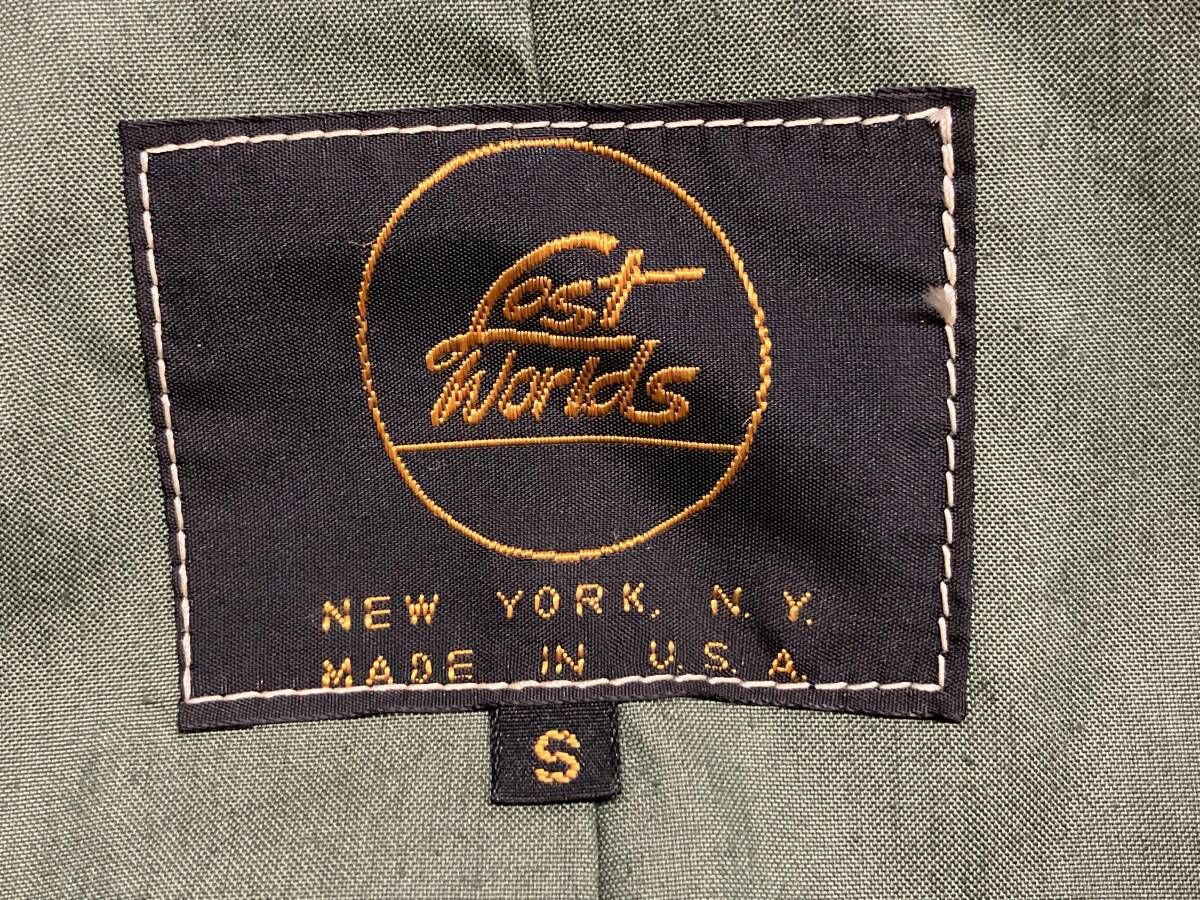 LOST WORLDS ロストワールド ミリタリー コート Sサイズ MADE IN USA 