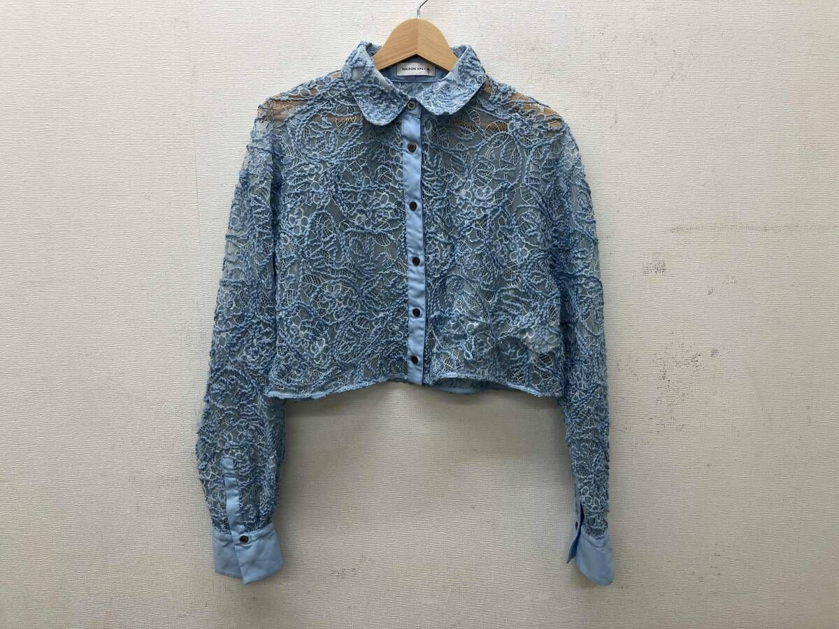 MAISON SPECIAL」 長袖シャツ FREE ブルー レディース MAISON SPECIAL 