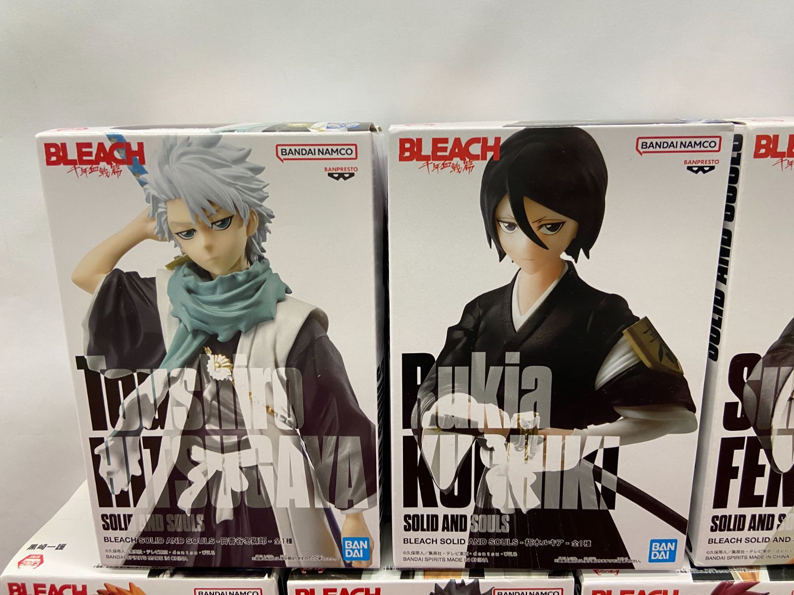未開封】 BLEACH SOLID AND SOULS フィギュア 7体 まとめ セット