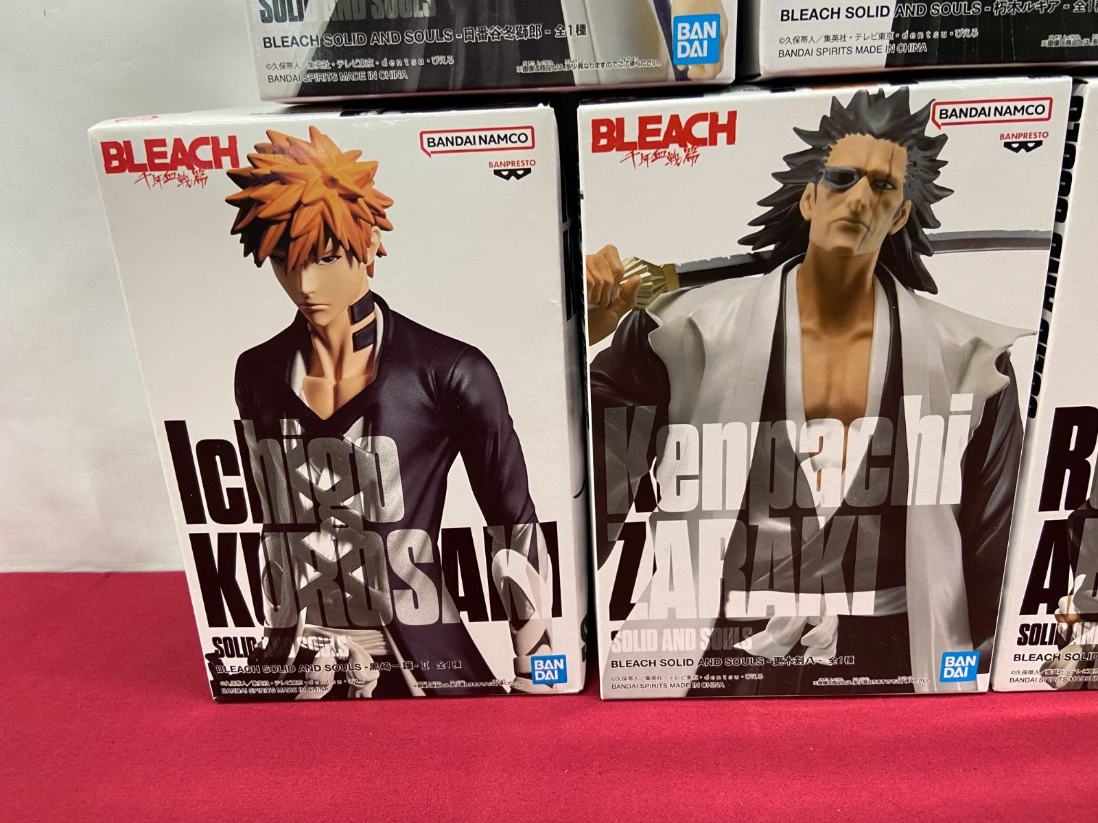 未開封】 BLEACH SOLID AND SOULS フィギュア 7体 まとめ セット