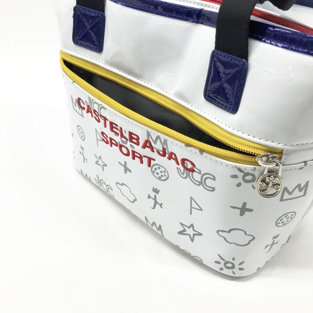 CASTELBAJAC カステルバジャック カートバッグ 保温保冷 総柄 ホワイト
