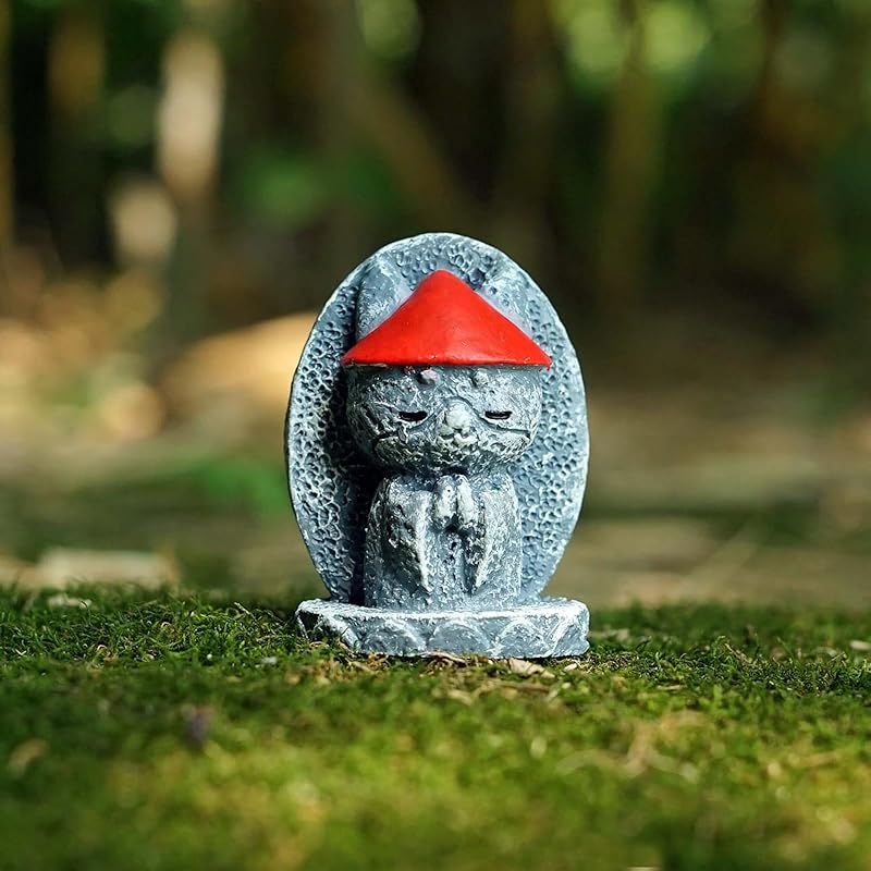 新品】 ReemeHi 動物お地蔵さんセット癒し可愛い小型置物祈りお地蔵様 