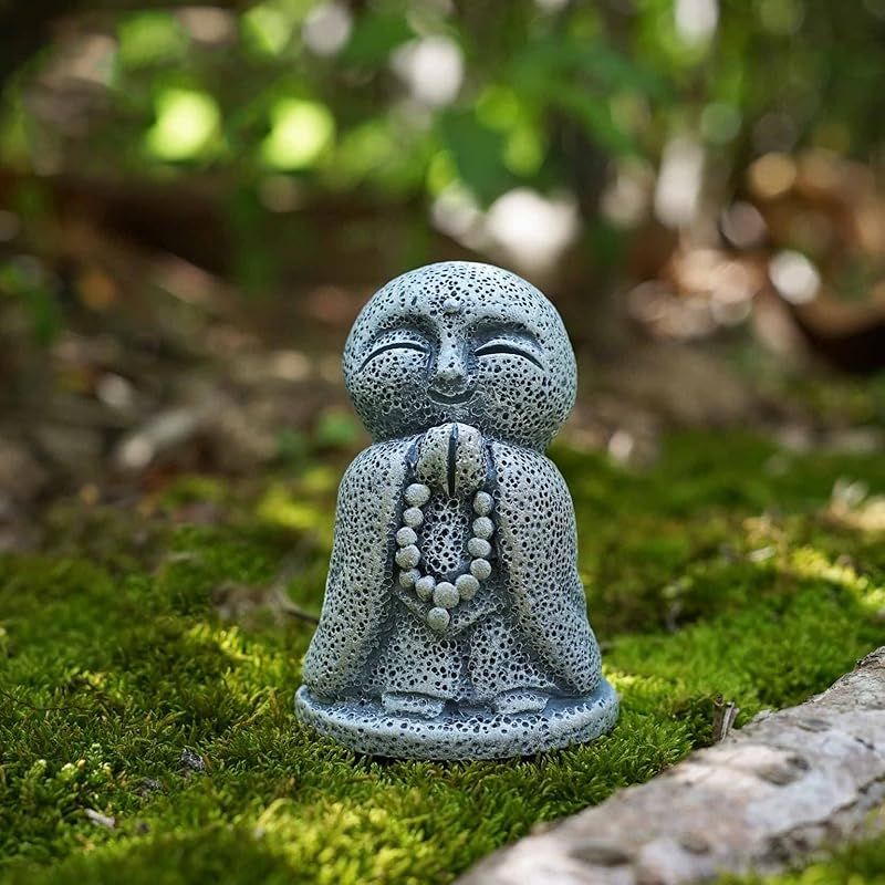 新品】 RemeeHi お地蔵さんセット癒し可愛い小型置物祈りお地蔵様おじ 