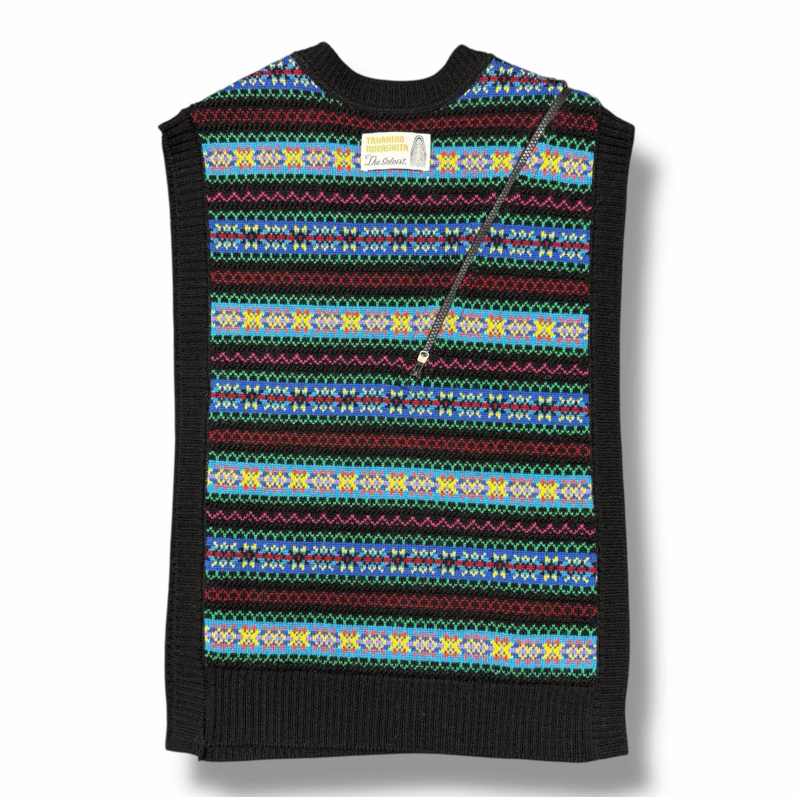 TAKAHIRO MIYASHITA The SoloIst. 22AW Nordic Zip knit Vest 