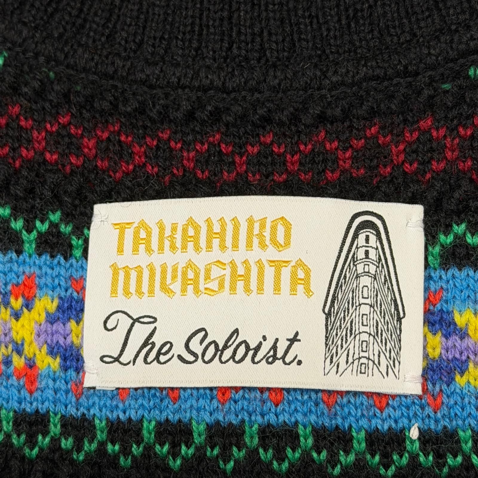 TAKAHIRO MIYASHITA The SoloIst. 22AW Nordic Zip knit Vest 