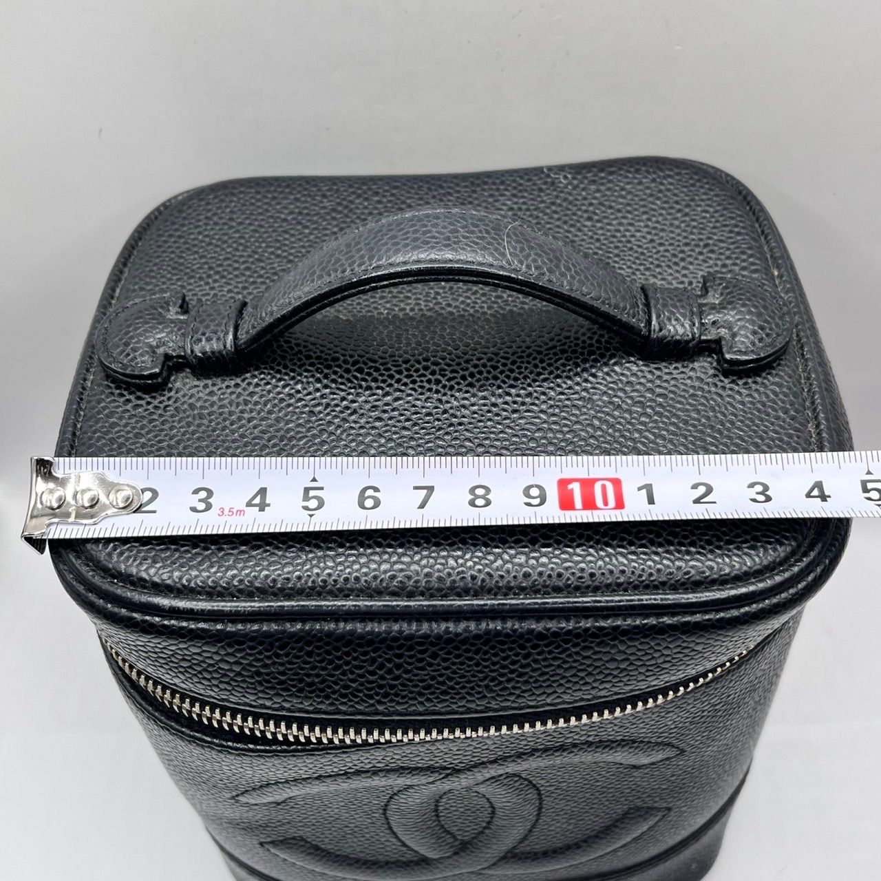CHANEL シャネル バニティバッグ キャビアスキン ココマーク 黒 A01998 
