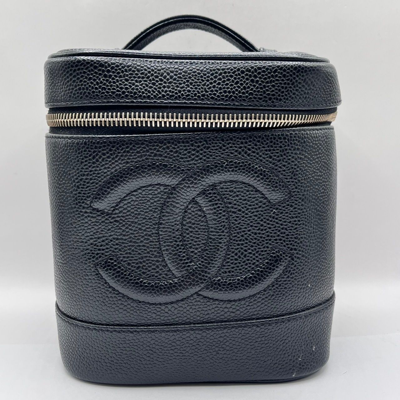 CHANEL シャネル バニティバッグ キャビアスキン ココマーク 黒 A01998 
