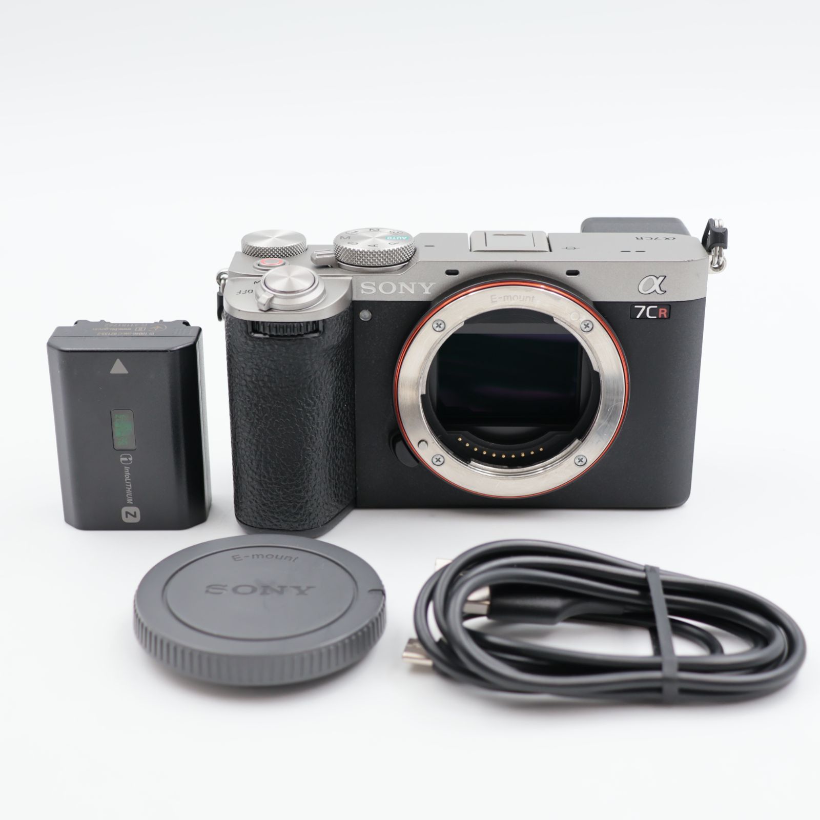 □極上品□ SONY α7CR ボディ シルバー ILCE-7CR ミラーレス一眼カメラ 