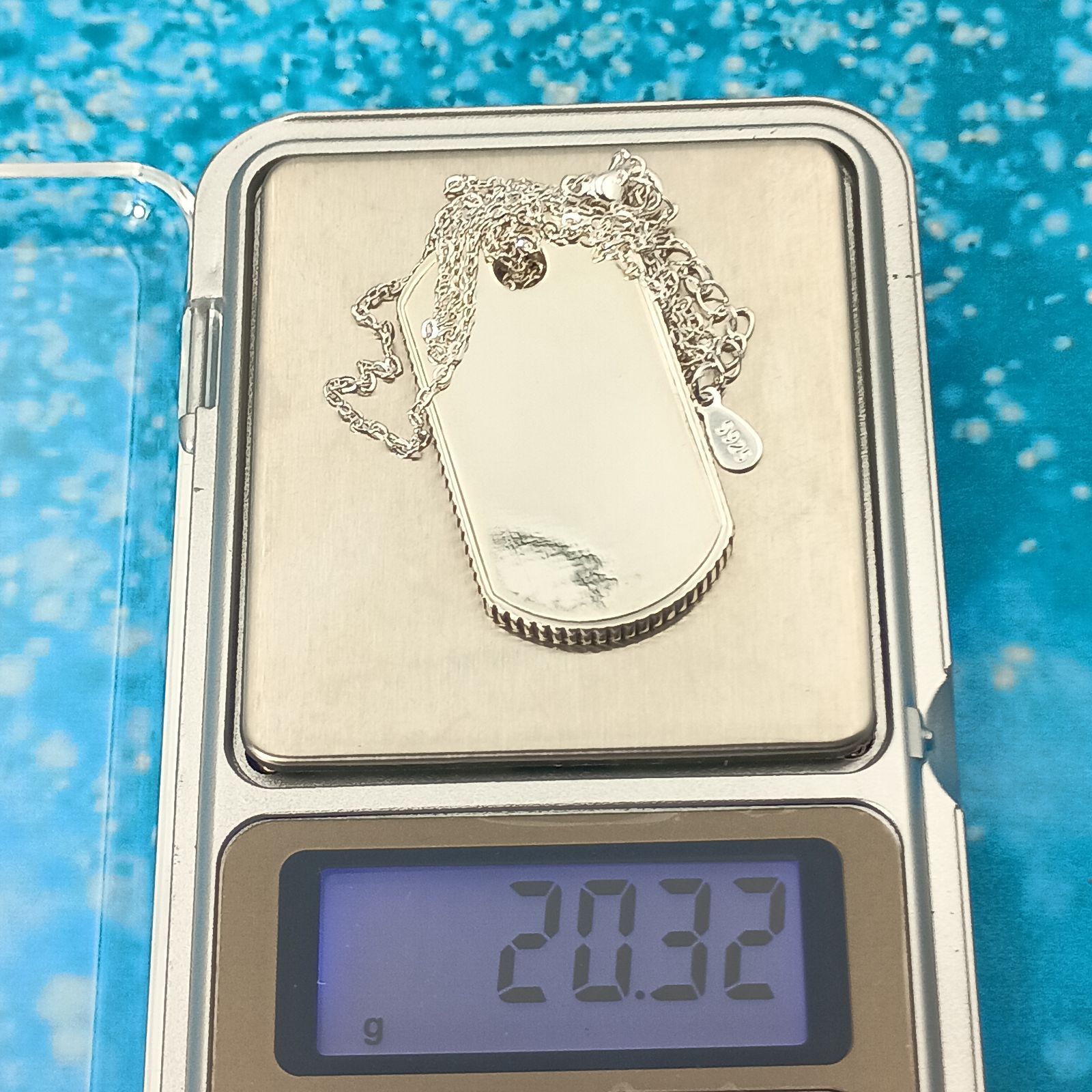 TIFFANY&Co. ティファニー ドッグタグ コインエッジ ネックレス メンズ 
