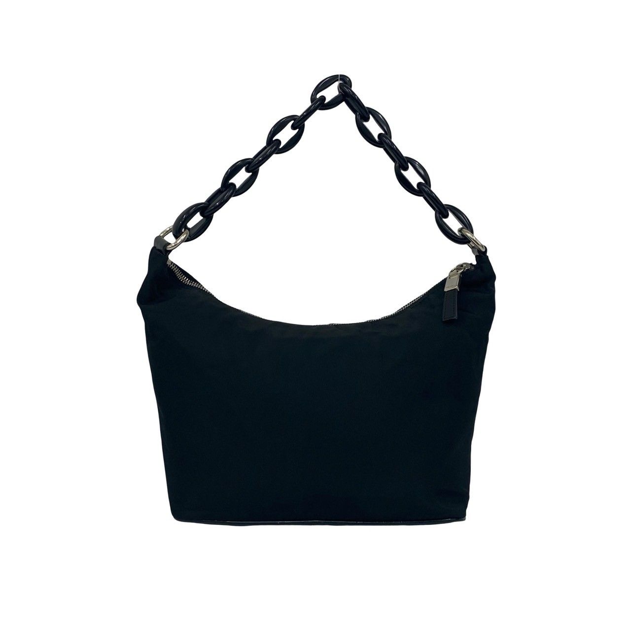 極 美品 PRADA プラダ 三角ロゴ プレート 金具 ナイロン 極 美品 PRADA プラダ 三角ロゴ プレート 金具 ナイロン