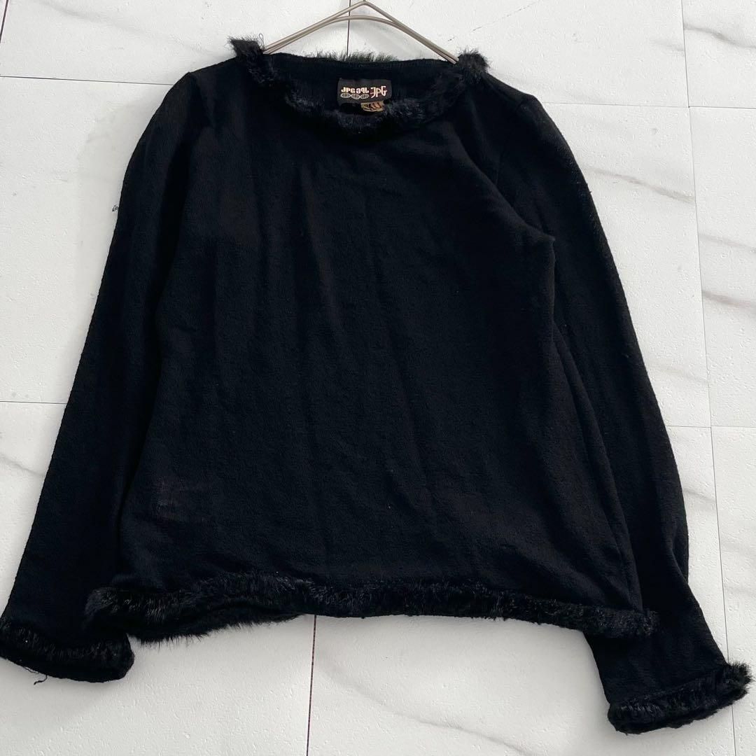 Jean Paul Gaultier see-through knit BLK - メルカリ