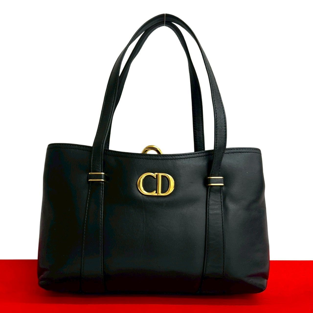 極 美品 Christian Dior ディオール ヴィンテージ CD ロゴ 金具 極 美品 Christian Dior ディオール ヴィンテージ CD ロゴ 金具