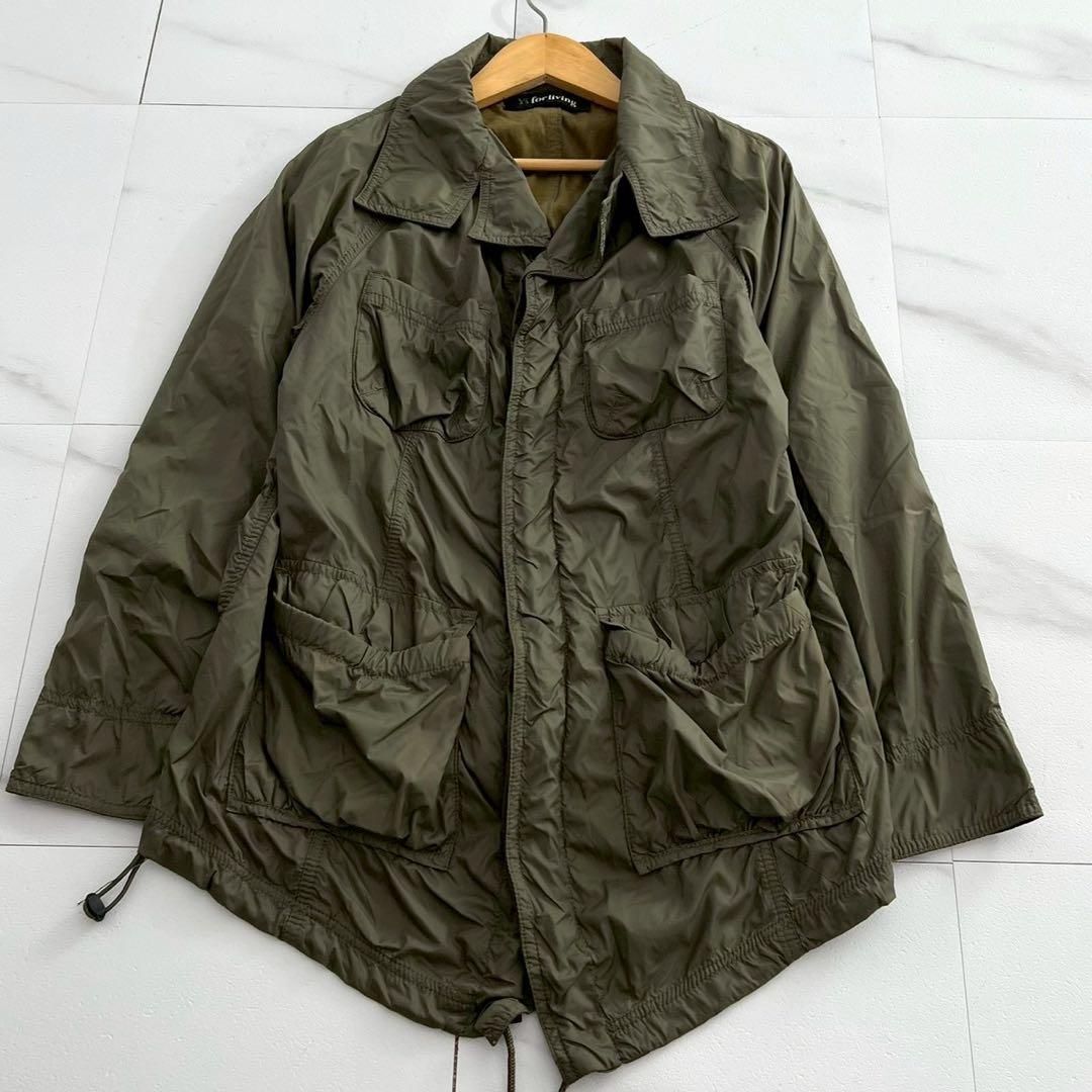 Y's Military jacket nylon Khaki green M
