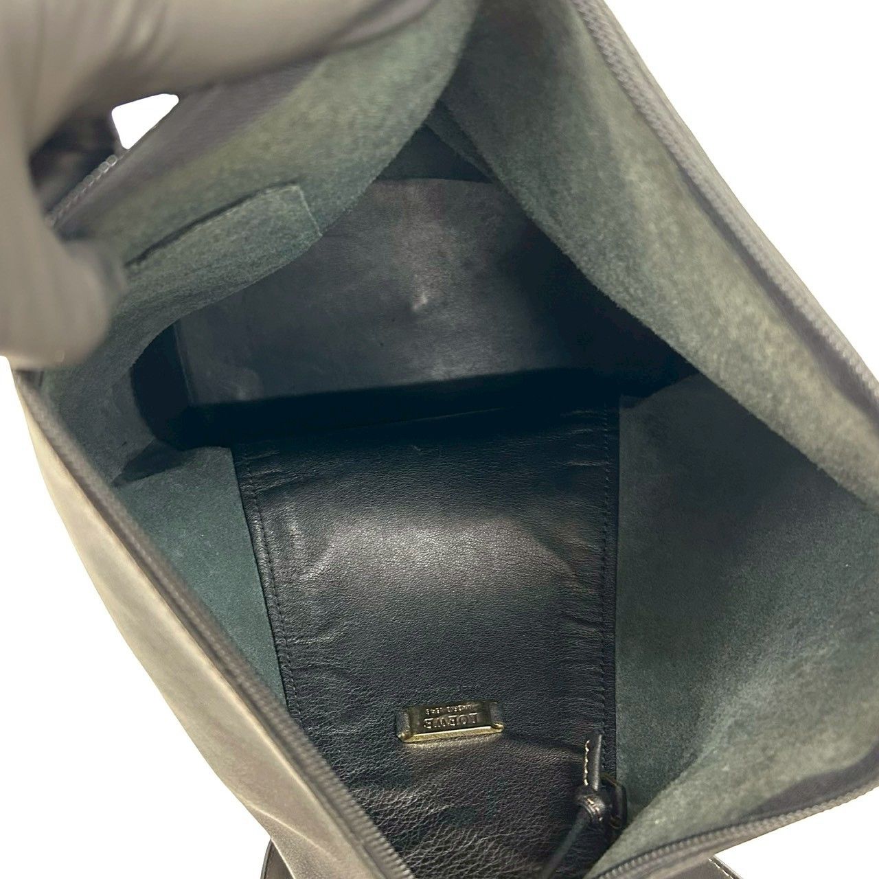 極 美品 希少品 ポーチ付き LOEWE ロエベ ヴィンテージ ロゴ 金具 