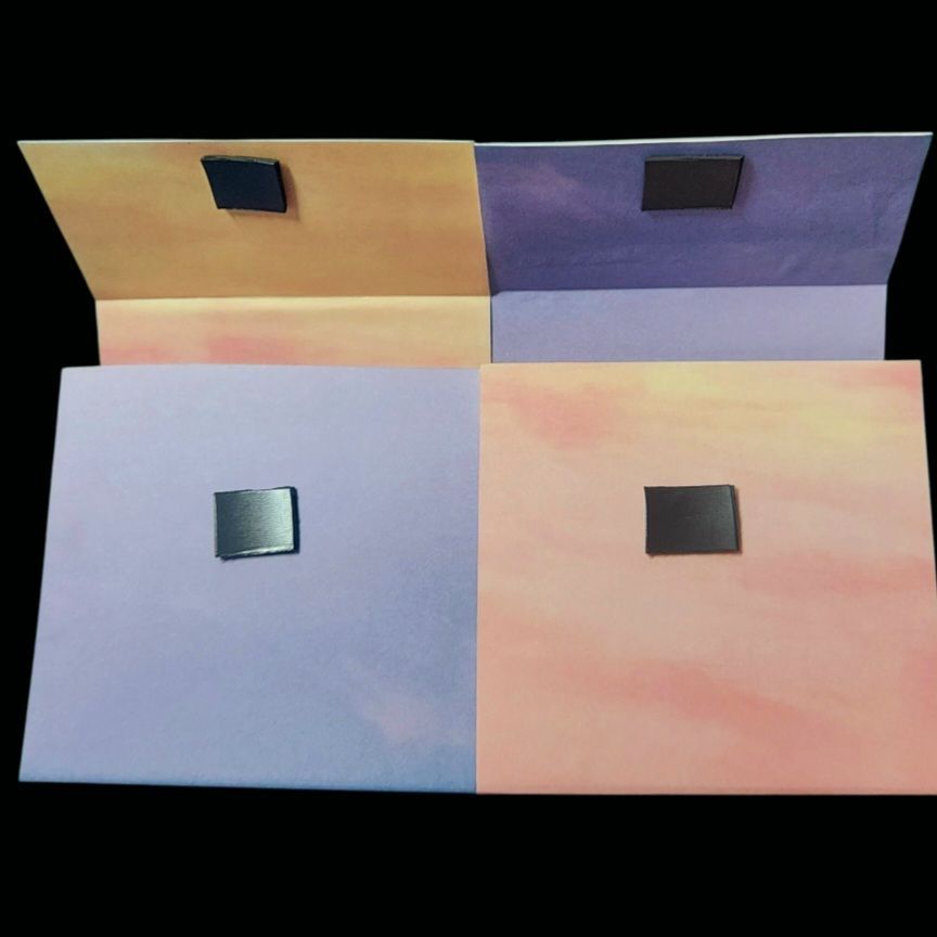 蛇腹ラファイル ハンドメイド ミニサイズ コラージュおすそ分け