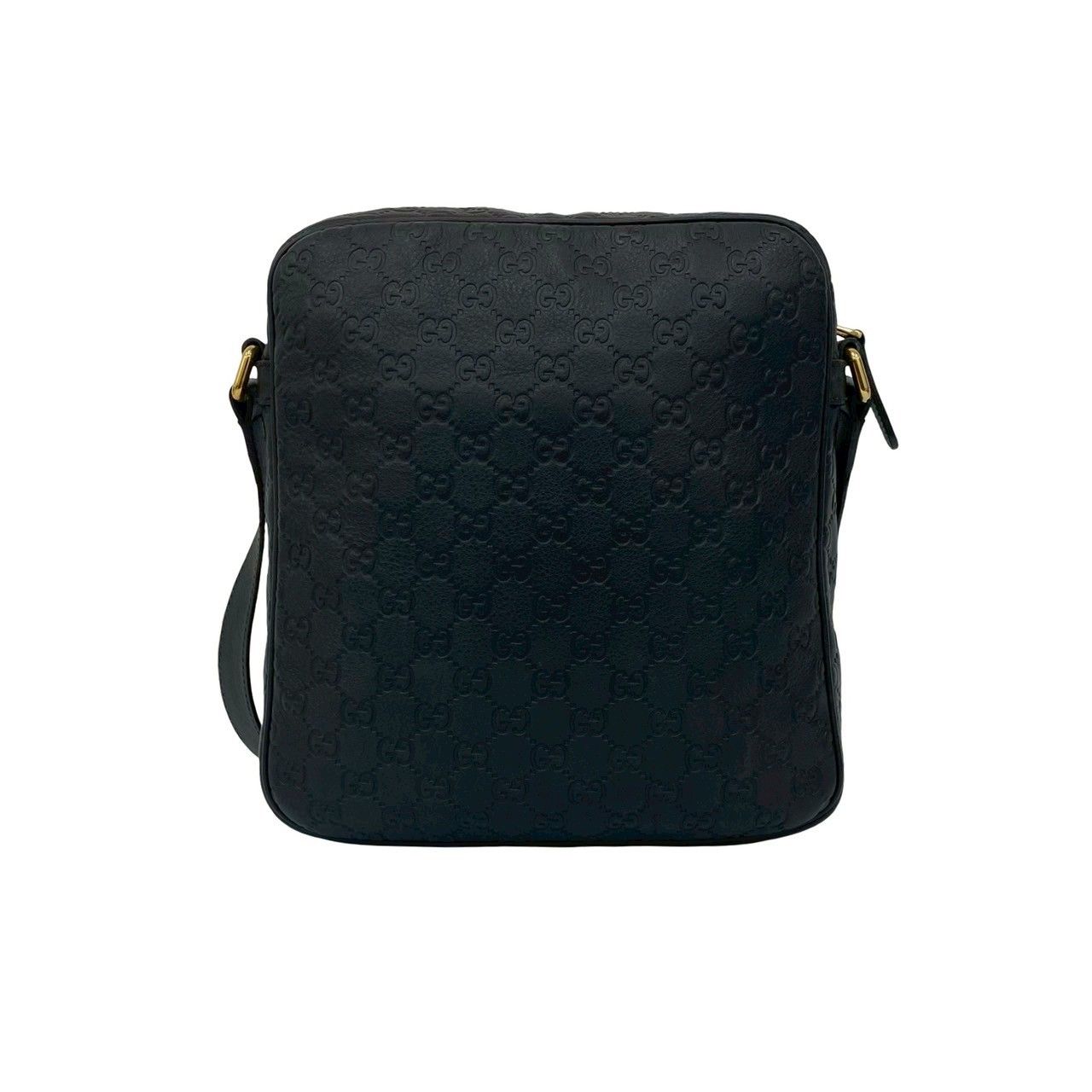 極 美品 希少品 GUCCI グッチ シマ GG 総柄 ロゴ 金具 レザー 本革