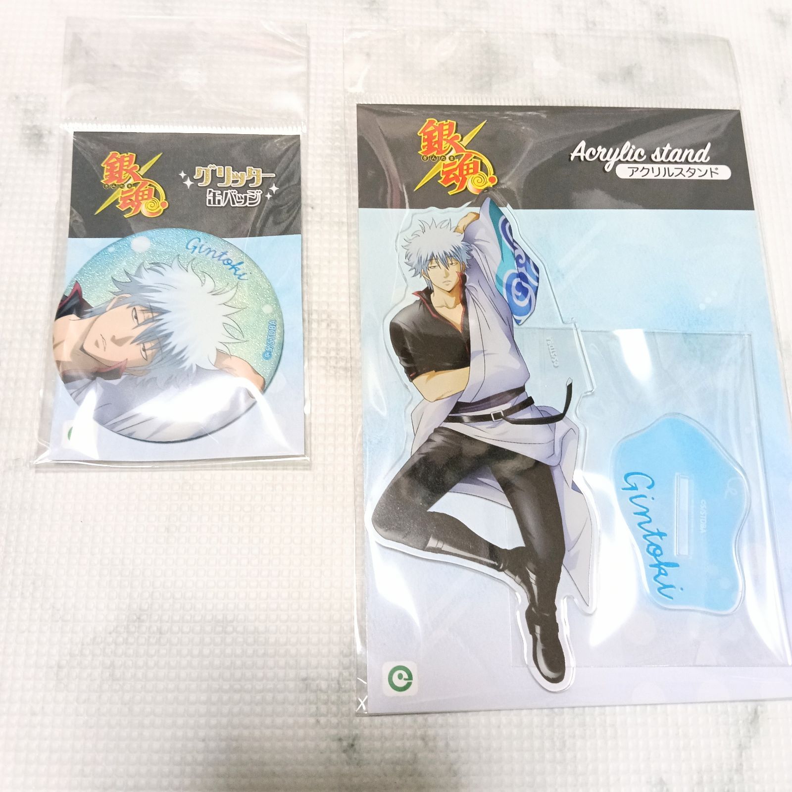 新品 銀魂 うたたね アクリルスタンド 缶バッジ アクスタ アニメ 坂田 