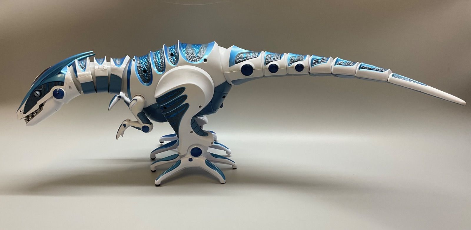 M62 ロボザウルス ブルー ホワイト 恐竜型ラジコンロボ ROBOSAUR blue