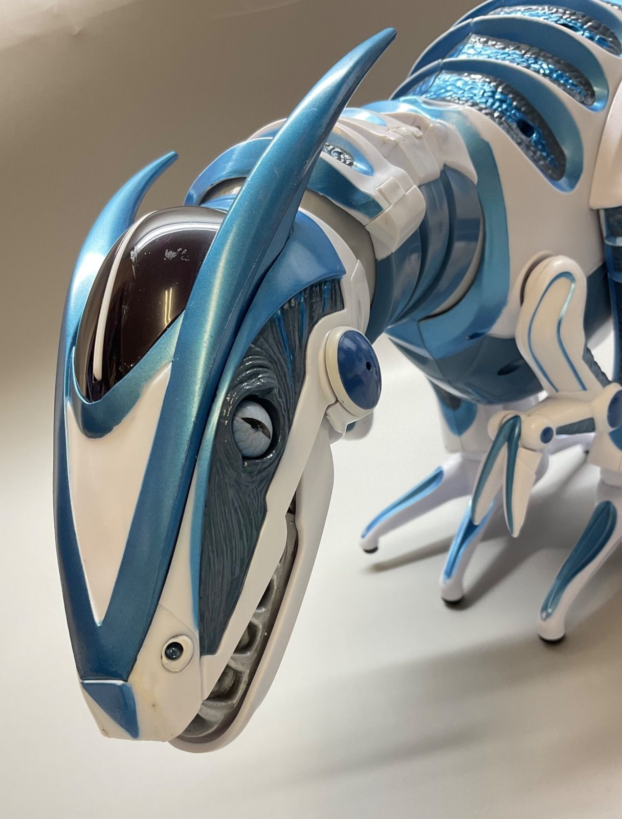 M62 ロボザウルス ブルー ホワイト 恐竜型ラジコンロボ ROBOSAUR blue