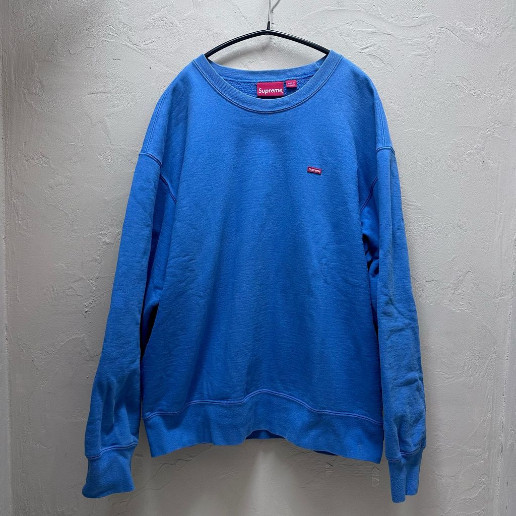 SUPREME シュプリーム Small Box Crew Neck Sweat スウェット ブルー 