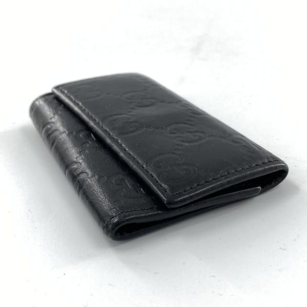 中古】GUCCI 6連キーケース 138093・0416 GGシマ ブラック グッチ[10