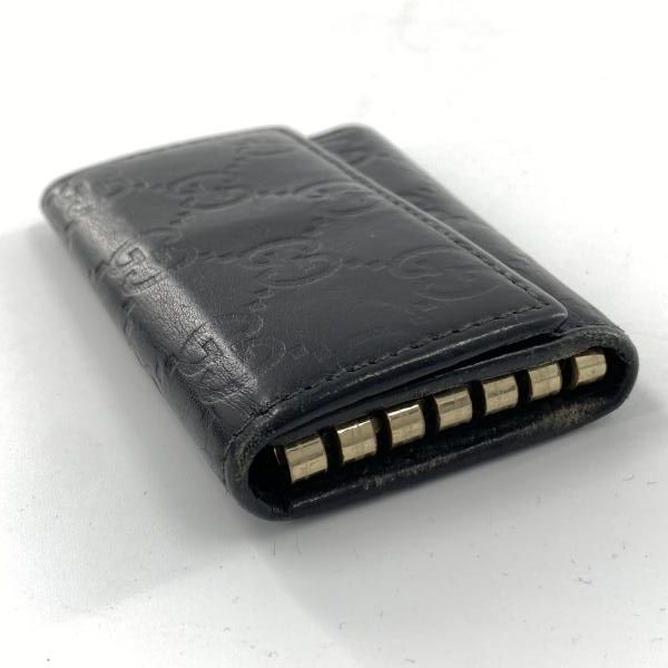 中古】GUCCI 6連キーケース 138093・0416 GGシマ ブラック グッチ[10