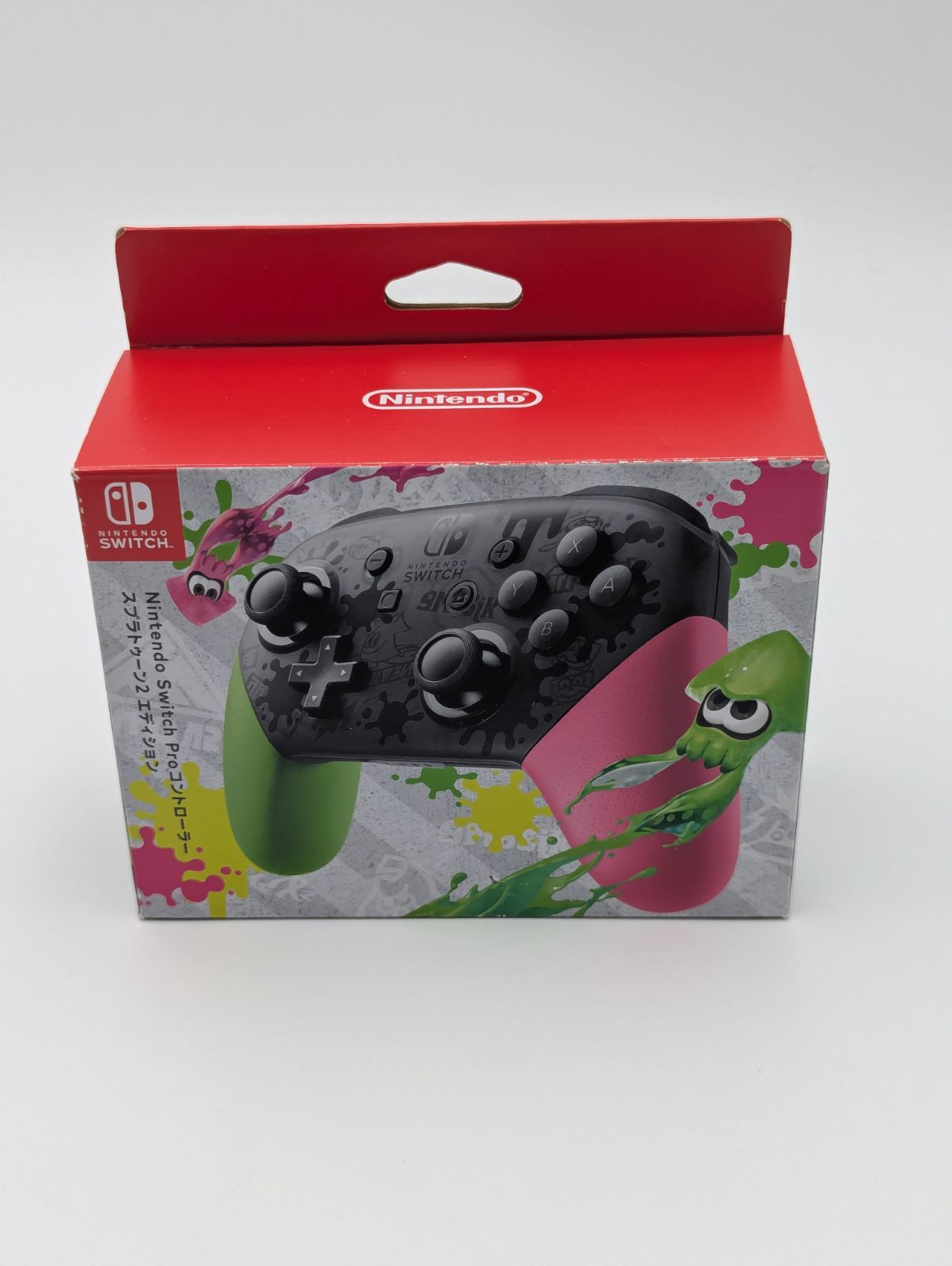 未使用品】 Nintendo Switch Proコントローラー スプラトゥーン2 