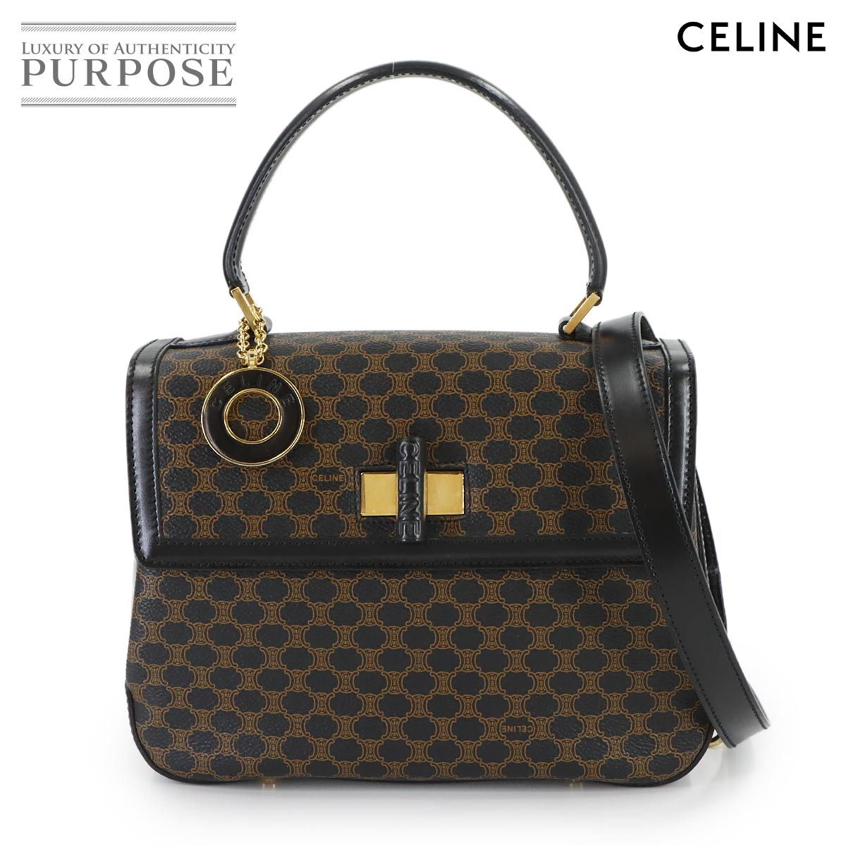 未使用 展示品 セリーヌ CELINE マカダム 2way ハンド 未使用 展示品 セリーヌ CELINE マカダム 2way ハンド
