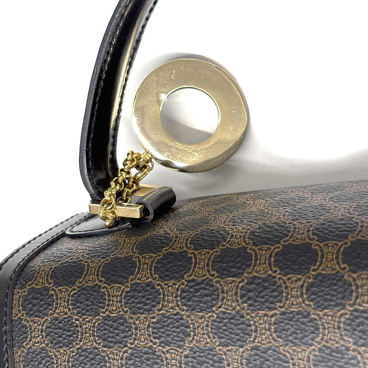未使用 展示品 セリーヌ CELINE マカダム 2way ハンド ショルダー 