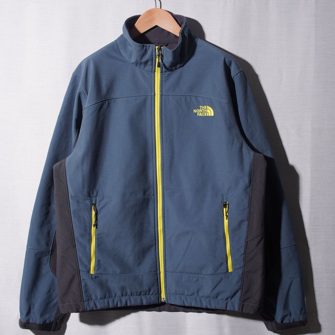 ノースフェイス THE NORTH FACE ソフトシェルジャケット L グレー 