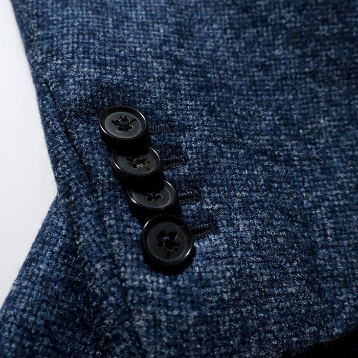 イザイア ISAIA テーラードジャケット/CORTINA/ウール×シルク ネイビー 
