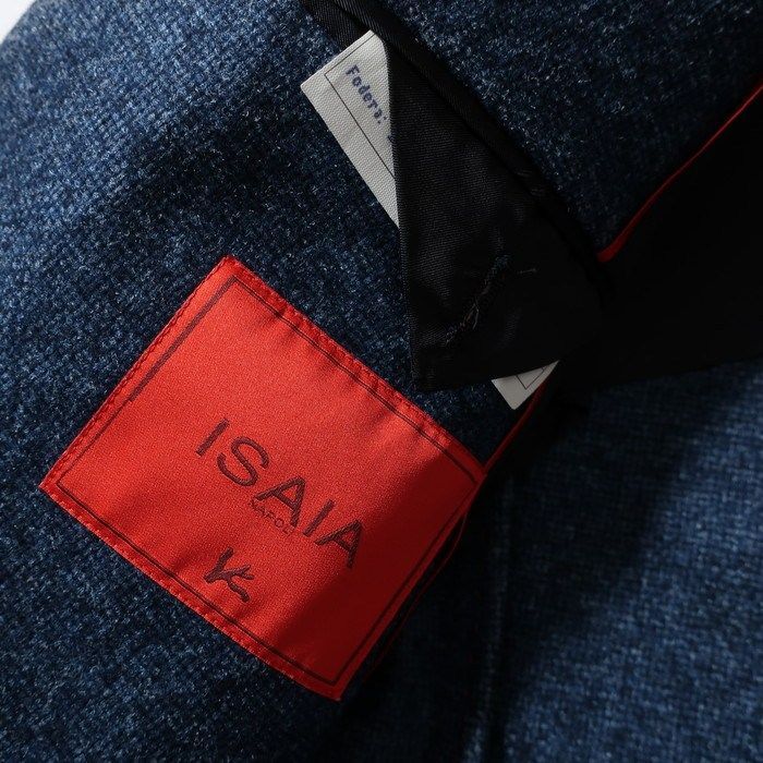 イザイア ISAIA テーラードジャケット/CORTINA/ウール×シルク ネイビー 