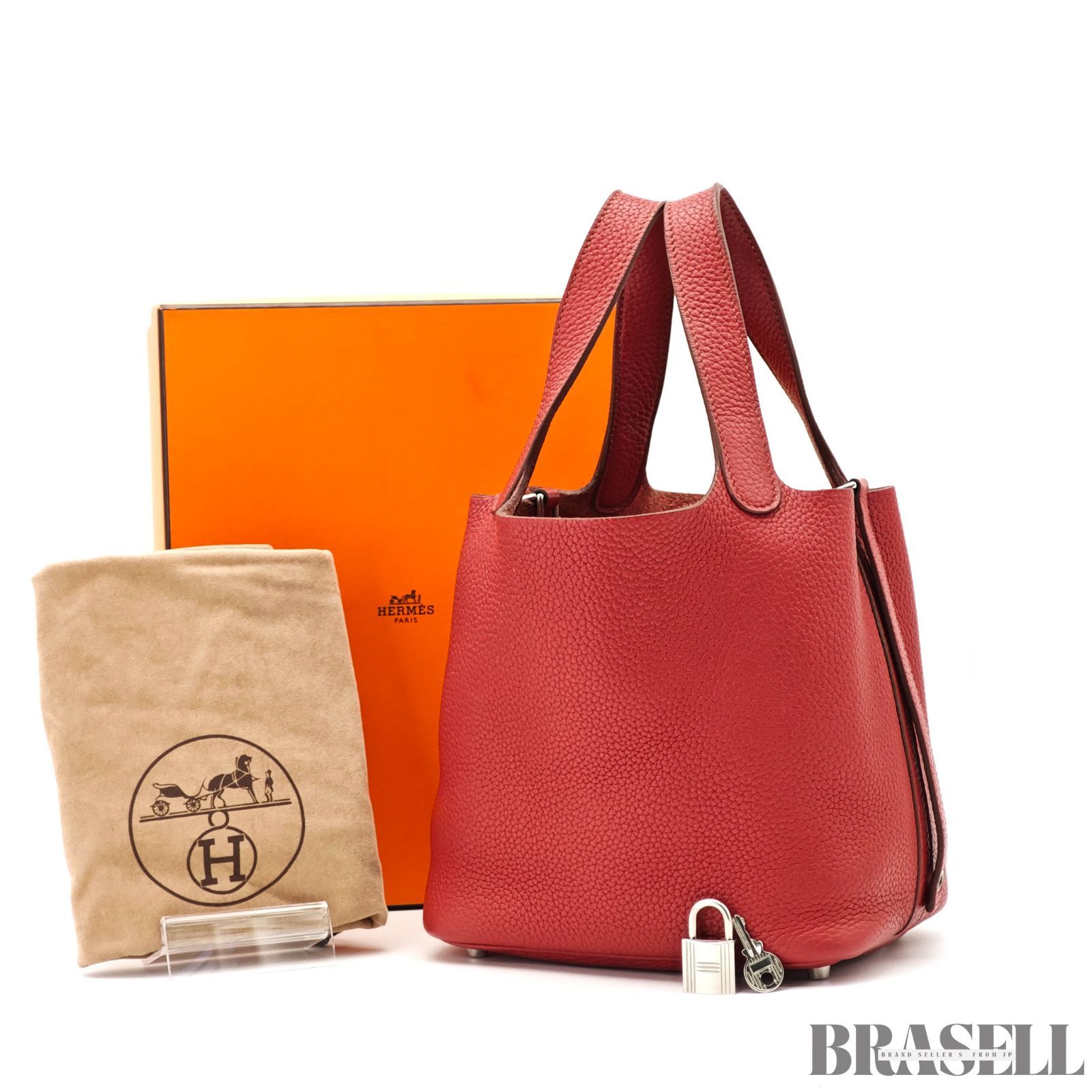 HERMES ピコタンロックPM トリヨンクレマンス バッグ ハンドバッグ 